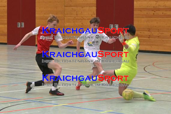 Futsal-Kreismeisterschaften-Sinsheim-2023/24-Sonnenberghalle-Angelbachtal-B-JuniorenEndspiel-JSG-Steinsberg-vs-VfB-Eppingen- (© Siegfried Lörz)