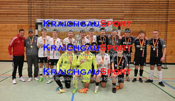 Futsal-Kreismeisterschaften-Sinsheim-2023/24-Sonnenberghalle-Angelbachtal-A-JuniorenEndspiel-JSG-Steinsberg-vs-VfB-Eppingen- (© Siegfried Lörz)