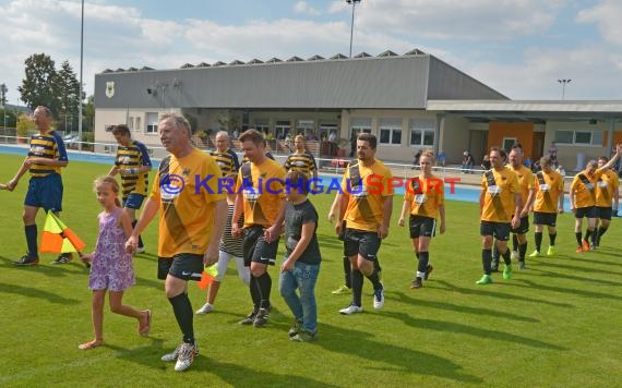 Einweihung Sportpark Sinsheim Fussballspiel Bürgermeister (© Siegfried Lörz)