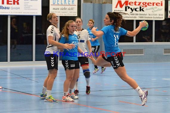 Handball Landesliga Landesliga Frauen Baden Nord TSV Phoenix Steinsfurt - TSV Meckesheim 11.12.2016 (© Siegfried)