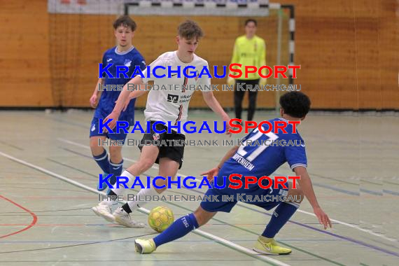 Futsal-Kreismeisterschaften-Sinsheim-2023/24-Sonnenberghalle-Angelbachtal-A-JuniorenEndspiel-JSG-Steinsberg-vs-VfB-Eppingen- (© Siegfried Lörz)