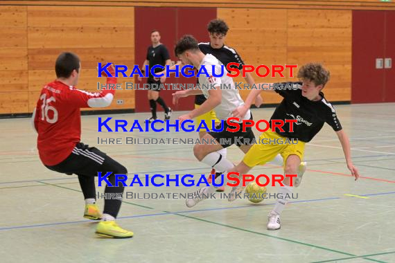 Futsal-Kreismeisterschaften-Sinsheim-2023/24-Sonnenberghalle-Angelbachtal-A-JuniorenEndspiel-JSG-Steinsberg-vs-VfB-Eppingen- (© Siegfried Lörz)