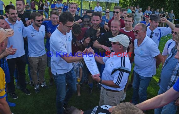 Relegation Kreisliga SV Babstadt vs TSV Steinsfurt in Ehrstädt 10.06.2017 (© Kraichgausport / Loerz)