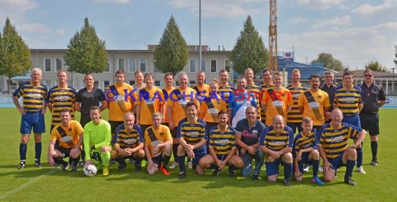 Einweihung Sportpark Sinsheim Fussballspiel Bürgermeister (© Siegfried Lörz)