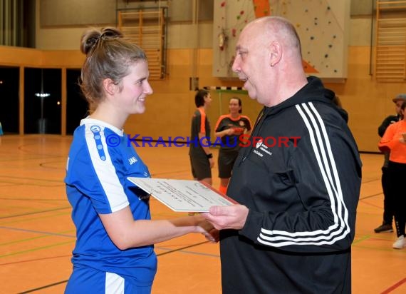 Badische Futsal Meisterschaften der Frauen - Qualifikationsturnier in Gemmingen 25.01.2020 (© Siegfried Lörz)