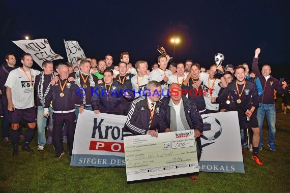 Krombacher Kreispokal Sinsheim Endspiel SG Waibstadt vs TSV Treschklingen 04.05.2016 (© Siegfried)