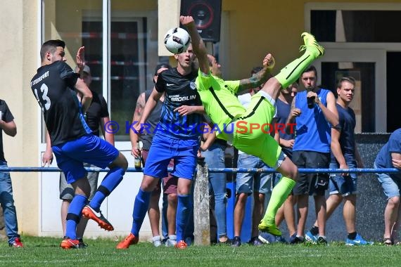 Relegation Kreisliga SV Babstadt vs TSV Steinsfurt in Ehrstädt 10.06.2017 (© Kraichgausport / Loerz)