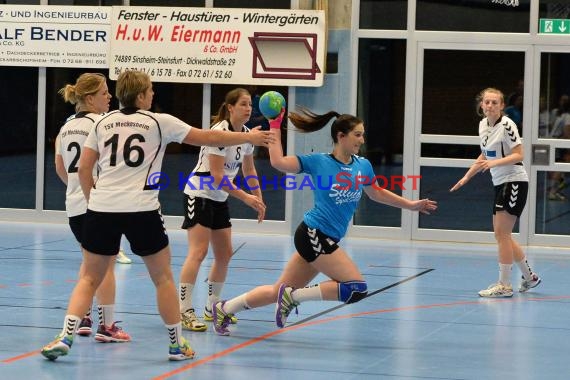 Handball Landesliga Landesliga Frauen Baden Nord TSV Phoenix Steinsfurt - TSV Meckesheim 11.12.2016 (© Siegfried)