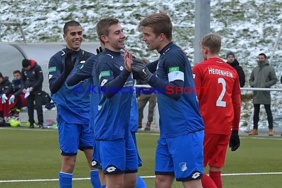 A-Junioren Bundesliga Süd/Südwest TSG Hoffenheim vs 1. FC Heidenheim 09.12.2017 (© Kraichgausport / Loerz)