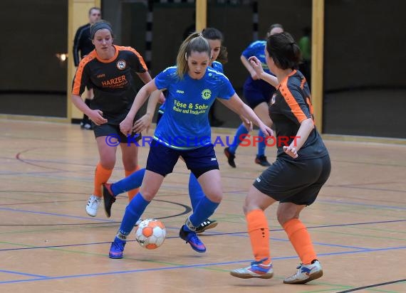 Badische Futsal Meisterschaften der Frauen - Qualifikationsturnier in Gemmingen 25.01.2020 (© Siegfried Lörz)