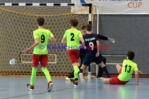 Sinsheim Futsal Kreismeisterschaften C-Junioren Sinsheim Gymnasiumhalle (© Siegfried Lörz)