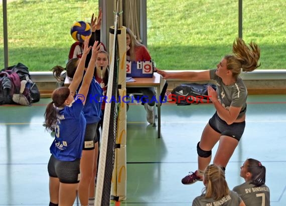 Volleyball Verbandsliga Damen SV Sinsheim-2 vs VSG Mannheim (© Siegfried)