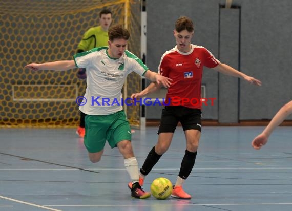 Sinsheim Futsal Kreismeisterschaften A-Junioren Sinsheim Gymnasiumhalle (© Siegfried Lörz)