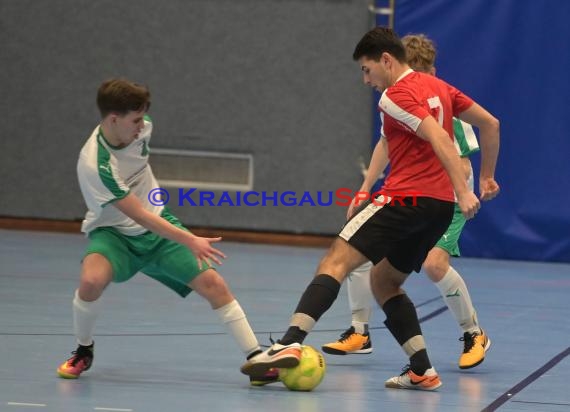 Sinsheim Futsal Kreismeisterschaften A-Junioren Sinsheim Gymnasiumhalle (© Siegfried Lörz)