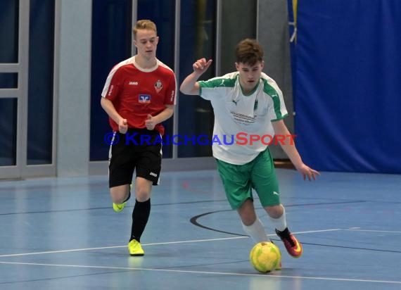 Sinsheim Futsal Kreismeisterschaften A-Junioren Sinsheim Gymnasiumhalle (© Siegfried Lörz)