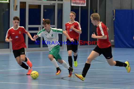 Sinsheim Futsal Kreismeisterschaften A-Junioren Sinsheim Gymnasiumhalle (© Siegfried Lörz)