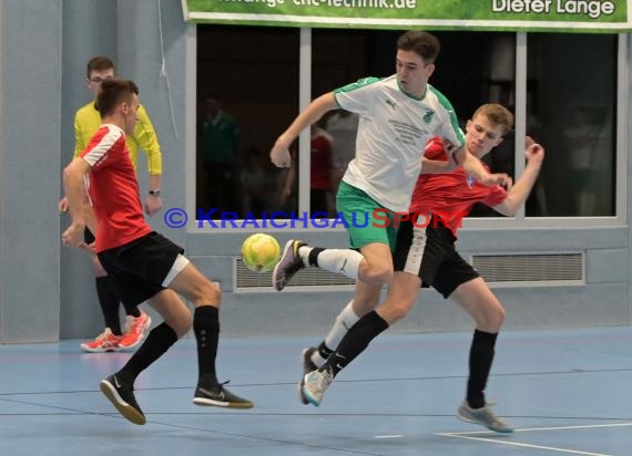 Sinsheim Futsal Kreismeisterschaften A-Junioren Sinsheim Gymnasiumhalle (© Siegfried Lörz)