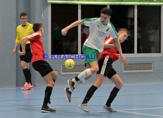 Sinsheim Futsal Kreismeisterschaften A-Junioren Sinsheim Gymnasiumhalle (© Siegfried Lörz)