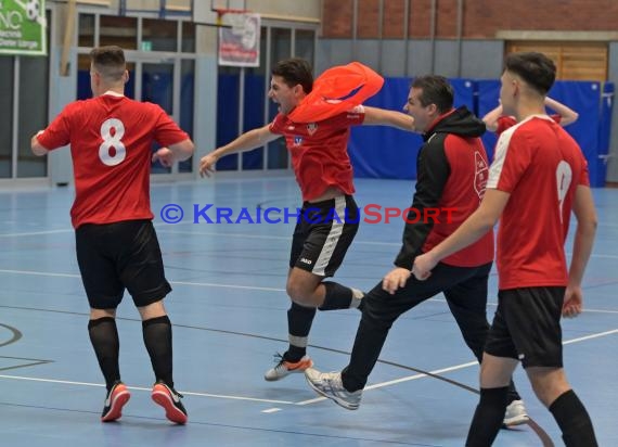 Sinsheim Futsal Kreismeisterschaften A-Junioren Sinsheim Gymnasiumhalle (© Siegfried Lörz)