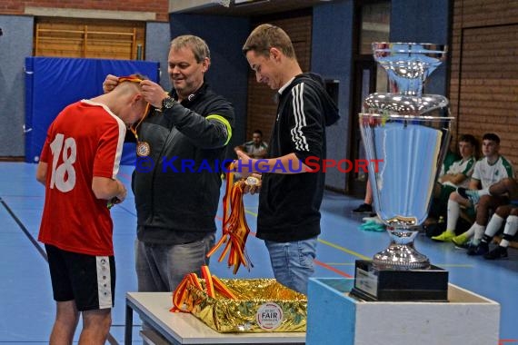 Sinsheim Futsal Kreismeisterschaften A-Junioren Sinsheim Gymnasiumhalle (© Siegfried Lörz)