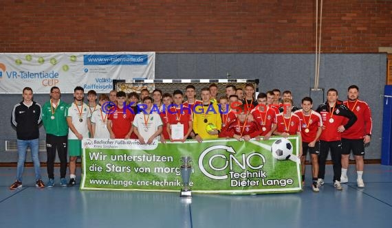 Sinsheim Futsal Kreismeisterschaften A-Junioren Sinsheim Gymnasiumhalle (© Siegfried Lörz)