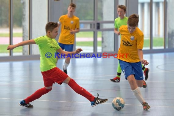 Sinsheim Futsal Kreismeisterschaften C-Junioren Sinsheim Gymnasiumhalle (© Siegfried Lörz)