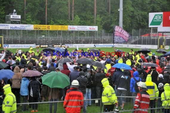 Fußball 3.Bundesliga 38. Spieltag SV Sandhausen gegen 1.Fc Heidenheim 05.05.2012 (© Kraichgausport / Loerz)