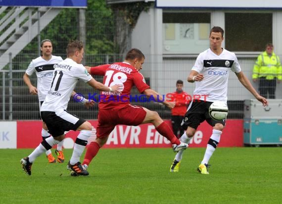 Fußball 3.Bundesliga 38. Spieltag SV Sandhausen gegen 1.Fc Heidenheim 05.05.2012 (© Kraichgausport / Loerz)