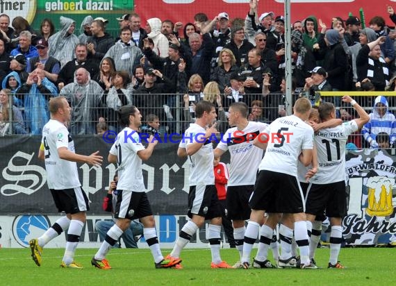 Fußball 3.Bundesliga 38. Spieltag SV Sandhausen gegen 1.Fc Heidenheim 05.05.2012 (© Kraichgausport / Loerz)