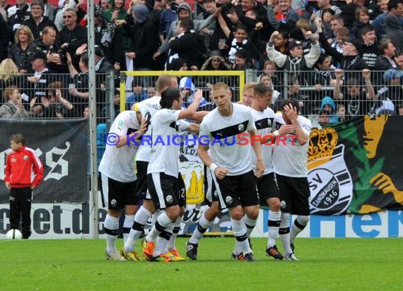 Fußball 3.Bundesliga 38. Spieltag SV Sandhausen gegen 1.Fc Heidenheim 05.05.2012 (© Kraichgausport / Loerz)