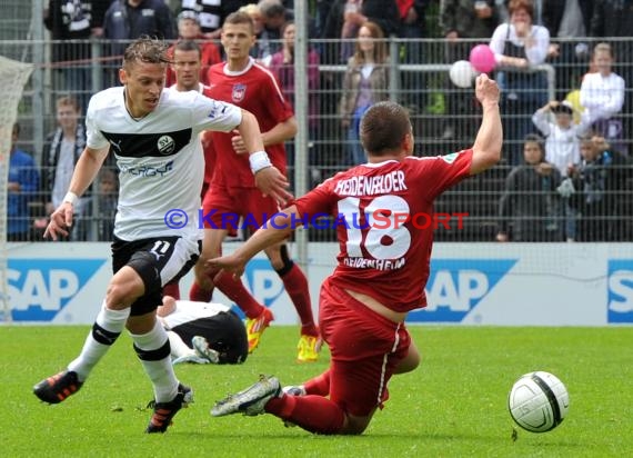 Fußball 3.Bundesliga 38. Spieltag SV Sandhausen gegen 1.Fc Heidenheim 05.05.2012 (© Kraichgausport / Loerz)