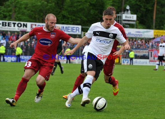 Fußball 3.Bundesliga 38. Spieltag SV Sandhausen gegen 1.Fc Heidenheim 05.05.2012 (© Kraichgausport / Loerz)