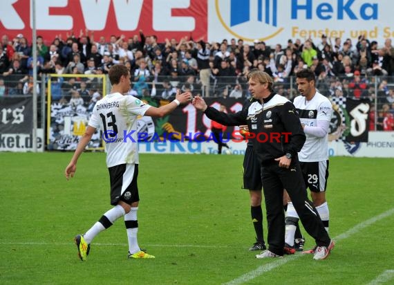 Fußball 3.Bundesliga 38. Spieltag SV Sandhausen gegen 1.Fc Heidenheim 05.05.2012 (© Kraichgausport / Loerz)