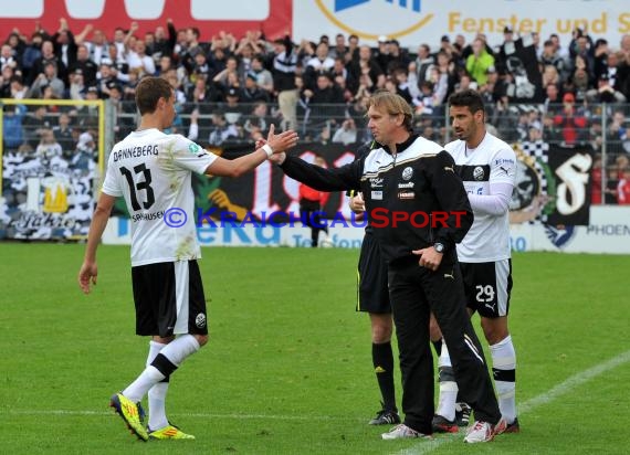 Fußball 3.Bundesliga 38. Spieltag SV Sandhausen gegen 1.Fc Heidenheim 05.05.2012 (© Kraichgausport / Loerz)