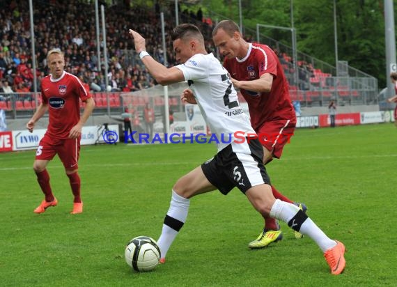 Fußball 3.Bundesliga 38. Spieltag SV Sandhausen gegen 1.Fc Heidenheim 05.05.2012 (© Kraichgausport / Loerz)