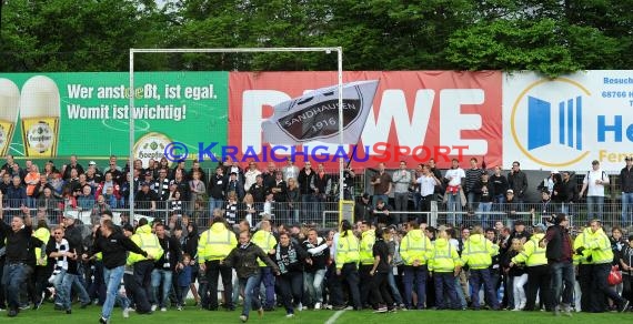 Fußball 3.Bundesliga 38. Spieltag SV Sandhausen gegen 1.Fc Heidenheim 05.05.2012 (© Kraichgausport / Loerz)