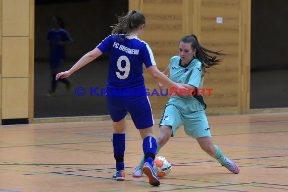 Badische Futsal Meisterschaften der Frauen - Qualifikationsturnier in Gemmingen 25.01.2020 (© Siegfried Lörz)