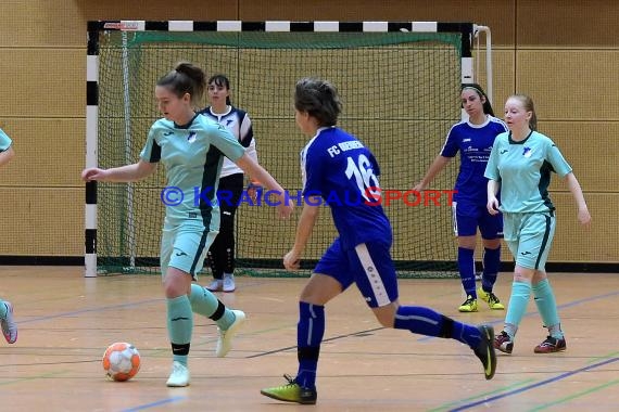 Badische Futsal Meisterschaften der Frauen - Qualifikationsturnier in Gemmingen 25.01.2020 (© Siegfried Lörz)