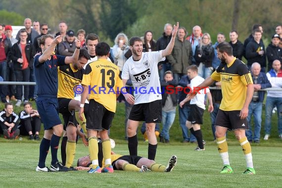 Krombacher Kreispokal Sinsheim Endspiel SG Waibstadt vs TSV Treschklingen 04.05.2016 (© Siegfried)