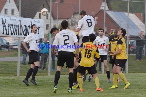 Krombacher Kreispokal Sinsheim Endspiel SG Waibstadt vs TSV Treschklingen 04.05.2016 (© Siegfried)