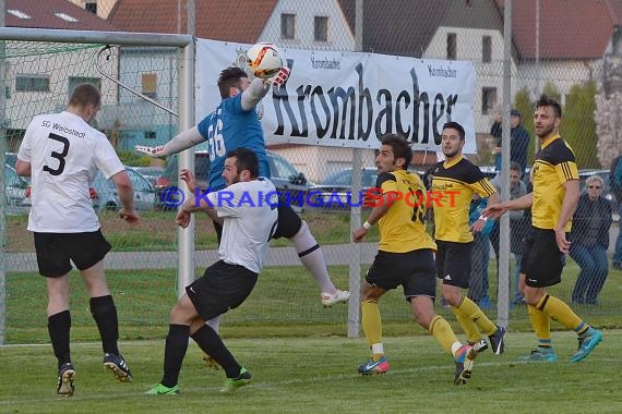 Krombacher Kreispokal Sinsheim Endspiel SG Waibstadt vs TSV Treschklingen 04.05.2016 (© Siegfried)