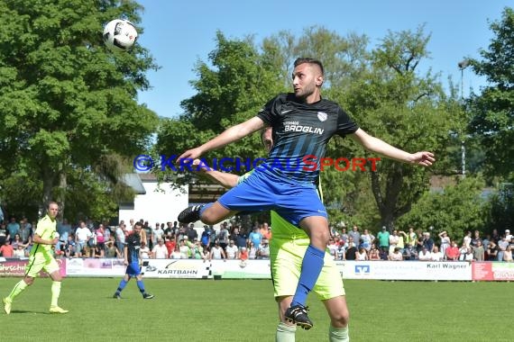 Relegation Kreisliga SV Babstadt vs TSV Steinsfurt in Ehrstädt 10.06.2017 (© Kraichgausport / Loerz)