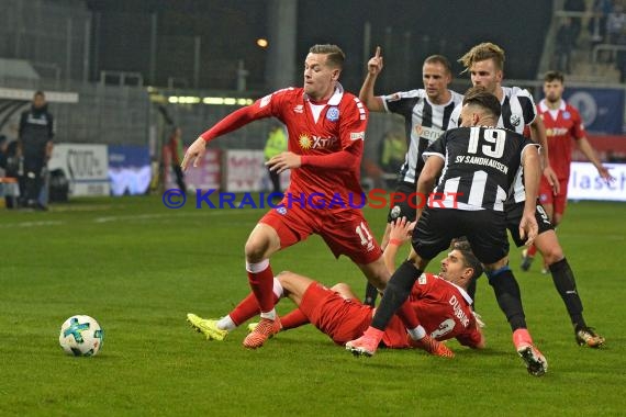 2. BL - 17/18 - SV Sandhausen vs. MSV Duisburg (© Kraichgausport / Loerz)