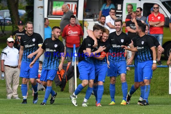 Relegation Kreisliga SV Babstadt vs TSV Steinsfurt in Ehrstädt 10.06.2017 (© Kraichgausport / Loerz)