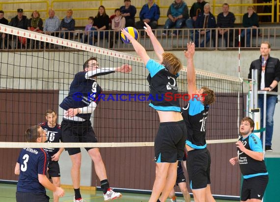 Volleyball Herren Verbandsliga SG Sinsheim/Waibstadt/Helmstadt vs VSG Ettlingen/Rüppur 13.02.2016 (© Siegfried Lörz)