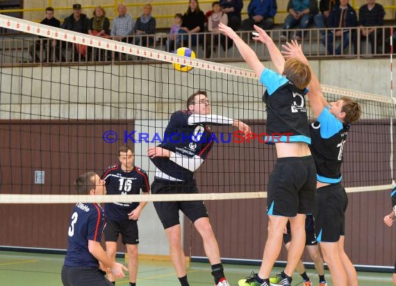 Volleyball Herren Verbandsliga SG Sinsheim/Waibstadt/Helmstadt vs VSG Ettlingen/Rüppur 13.02.2016 (© Siegfried Lörz)