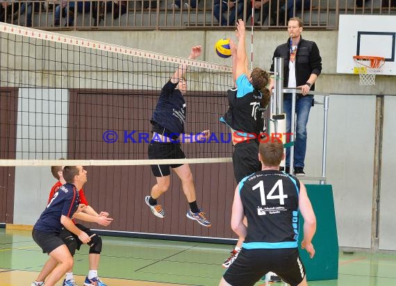 Volleyball Herren Verbandsliga SG Sinsheim/Waibstadt/Helmstadt vs VSG Ettlingen/Rüppur 13.02.2016 (© Siegfried Lörz)