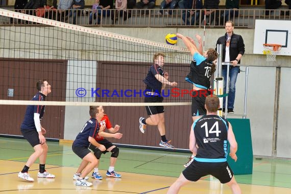 Volleyball Herren Verbandsliga SG Sinsheim/Waibstadt/Helmstadt vs VSG Ettlingen/Rüppur 13.02.2016 (© Siegfried Lörz)