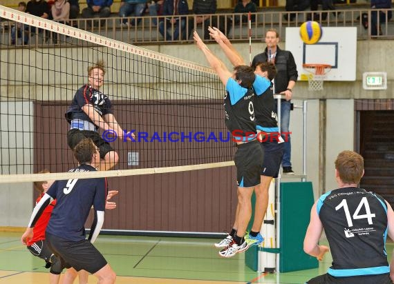 Volleyball Herren Verbandsliga SG Sinsheim/Waibstadt/Helmstadt vs VSG Ettlingen/Rüppur 13.02.2016 (© Siegfried Lörz)