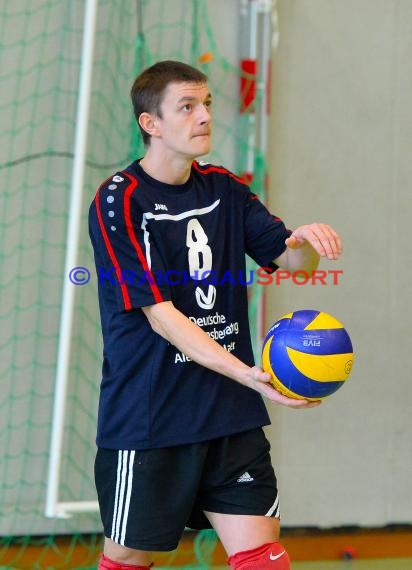 Volleyball Herren Verbandsliga SG Sinsheim/Waibstadt/Helmstadt vs VSG Ettlingen/Rüppur 13.02.2016 (© Siegfried Lörz)